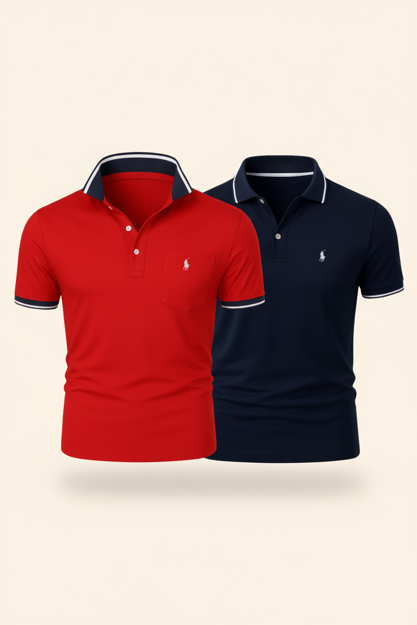 The Executive Polo Duo (2-Pack) — Buy 1, Get 2