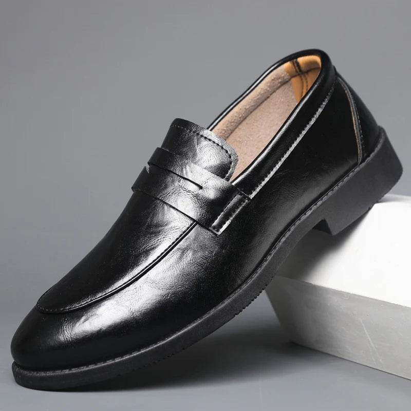 Chic Leather Loafers