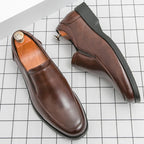 Elegant Leather Slip-On Loafers