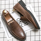 Elegant Leather Dress Loafers