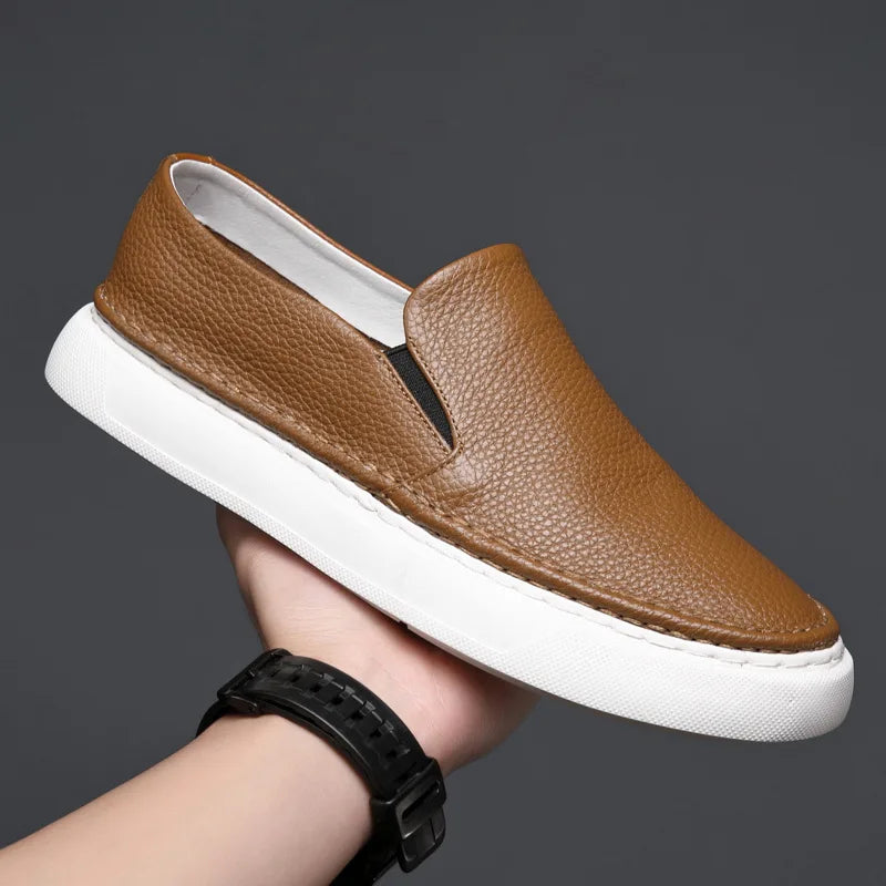 Elegant Leather Slip-On Shoes