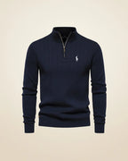 London Core Puffer + Zip-Neck Knit — Winter Layer Set