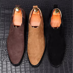 Elegant Suede Chelsea Boots
