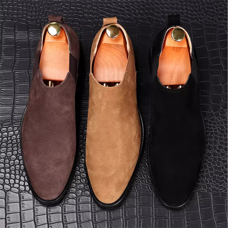 Elegant Suede Chelsea Boots