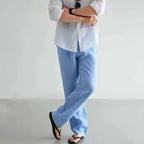 Elegant Breathable Linen Pants