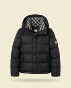 London Core Puffer + Zip-Neck Knit — Winter Layer Set