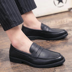 Elegant Leather Dress Loafers