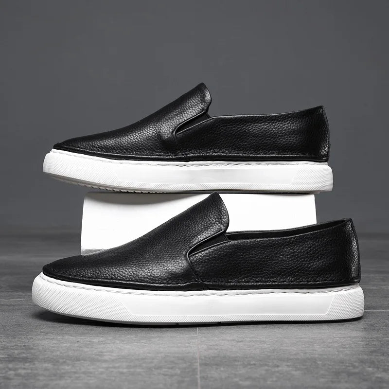 Elegant Leather Slip-On Shoes