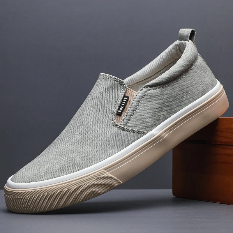 Elegant Canvas Slip-On Shoes