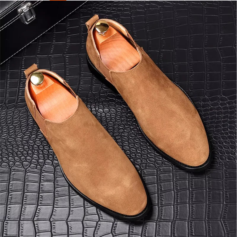 Elegant Suede Chelsea Boots