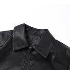 Elegant Leather Biker Jacket