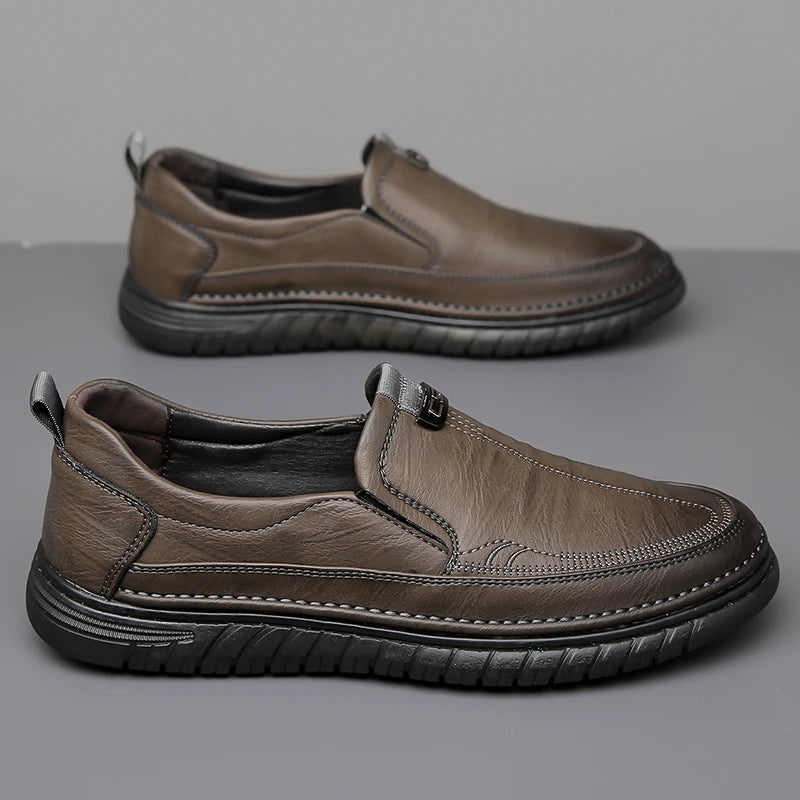 Elegant Leather Slip-On Shoes