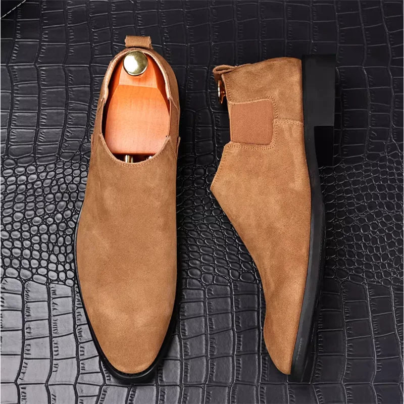Elegant Suede Chelsea Boots