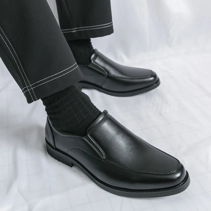 Elegant Leather Slip-On Loafers