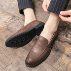 Elegant Leather Dress Loafers