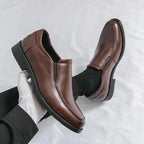 Elegant Leather Slip-On Loafers