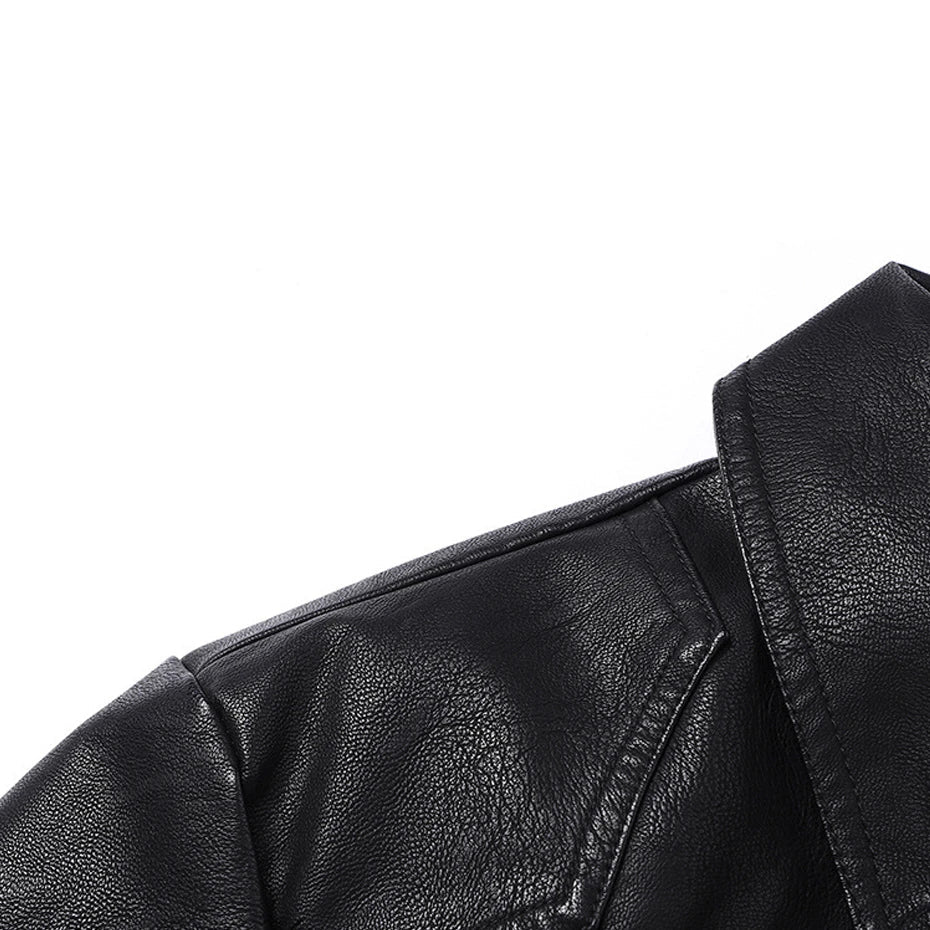 Elegant Leather Biker Jacket