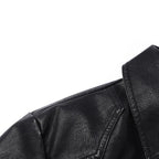 Elegant Leather Biker Jacket
