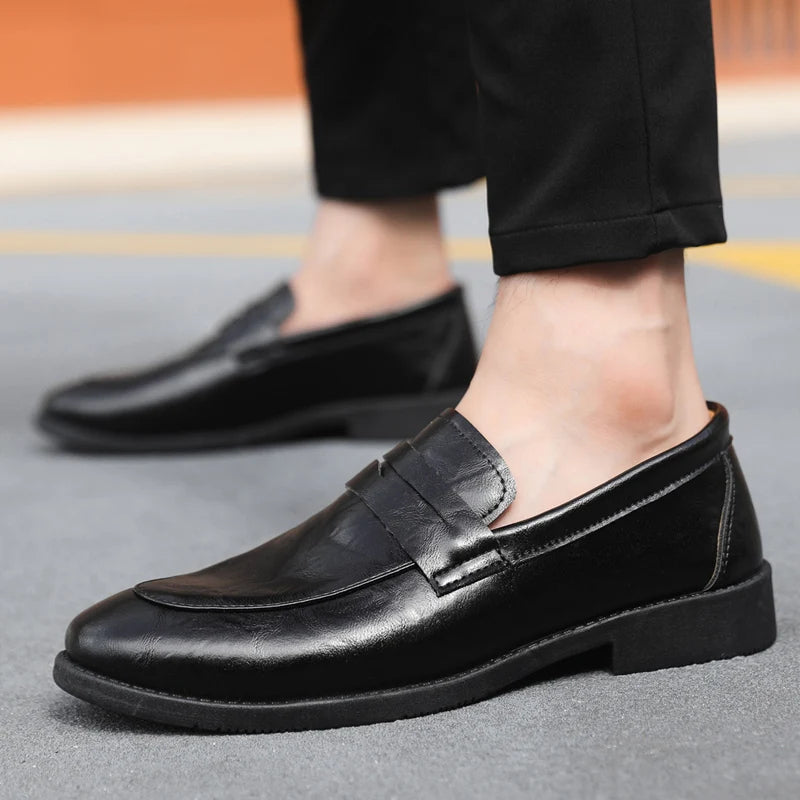 Chic Leather Loafers