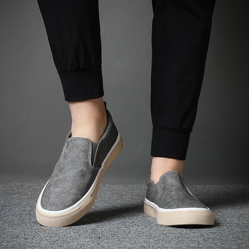Elegant Canvas Slip-On Shoes