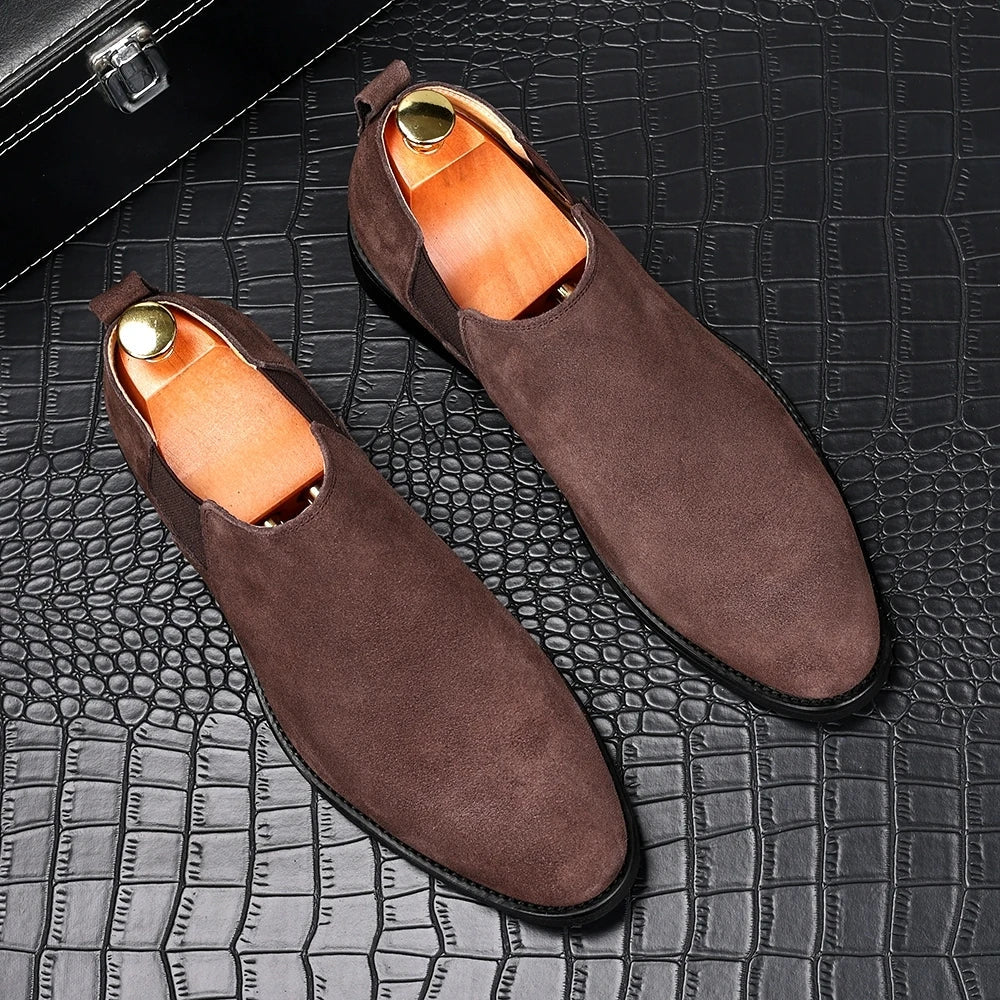 Elegant Suede Chelsea Boots