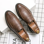 Elegant Leather Dress Loafers