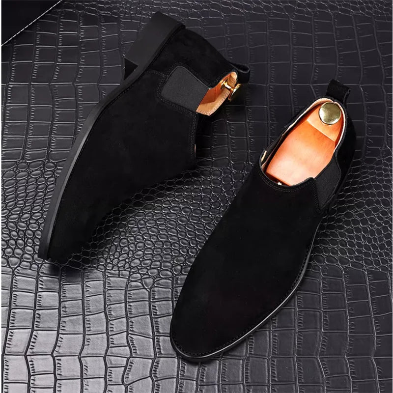 Elegant Suede Chelsea Boots