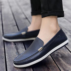 Elegant Leather Slip-On Business Shoes