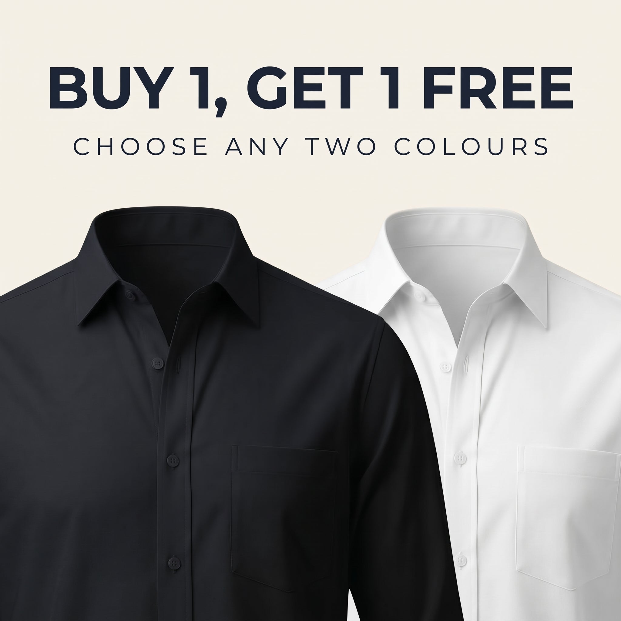 Casual Men's Shirt — Buy 1, Get 1 Free