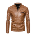 Elegant Leather Motorcycle Jacket
