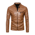 Elegant Leather Motorcycle Jacket