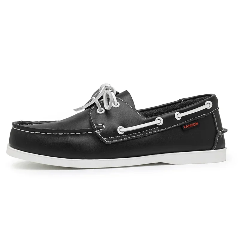 Elegant Leather Boat Loafers