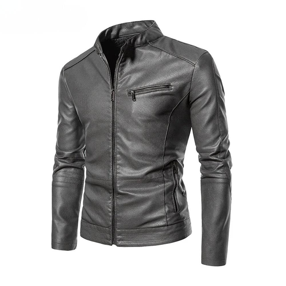 Elegant Leather Motorcycle Jacket