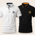 Embroidered Cotton Polo Shirt — Buy 1, Get 1 Free