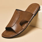 Elegant Leather Men's Slippers