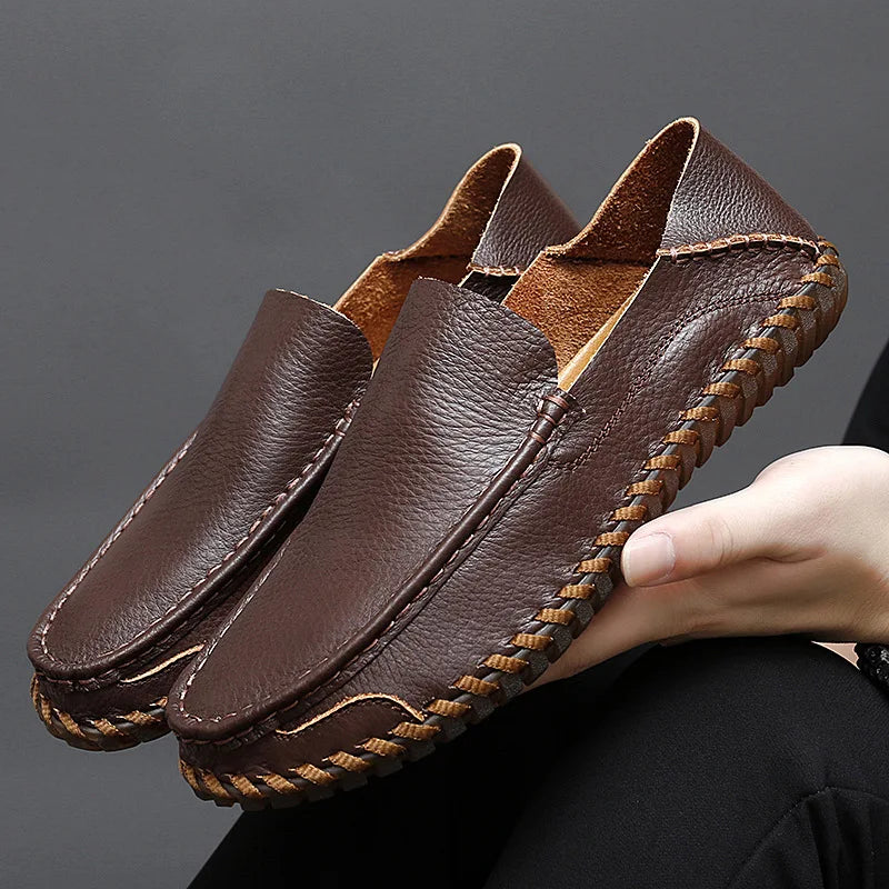 Chic Leather Men's Loafers