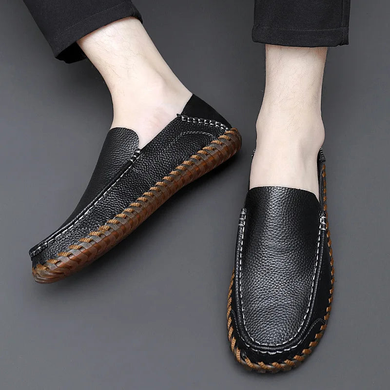 Chic Leather Men's Loafers