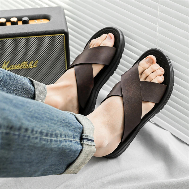 Casual Leather Sandals