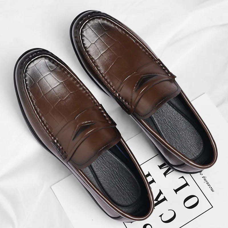 Elegant British Leather Loafers