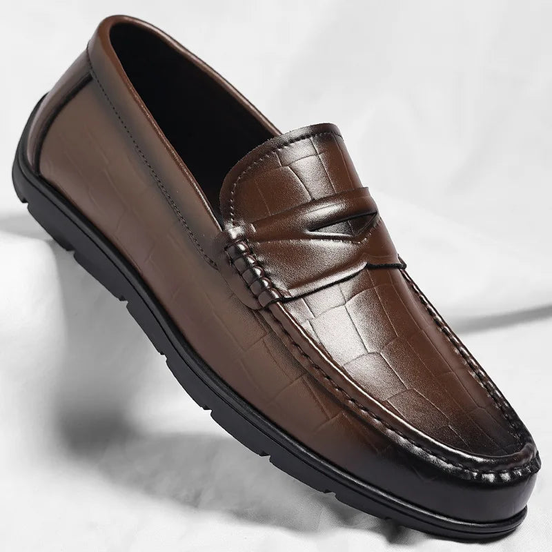Elegant British Leather Loafers