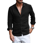 Elegant Cotton Linen Summer Shirt