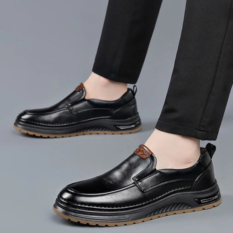 Elegant Leather Walking Shoes