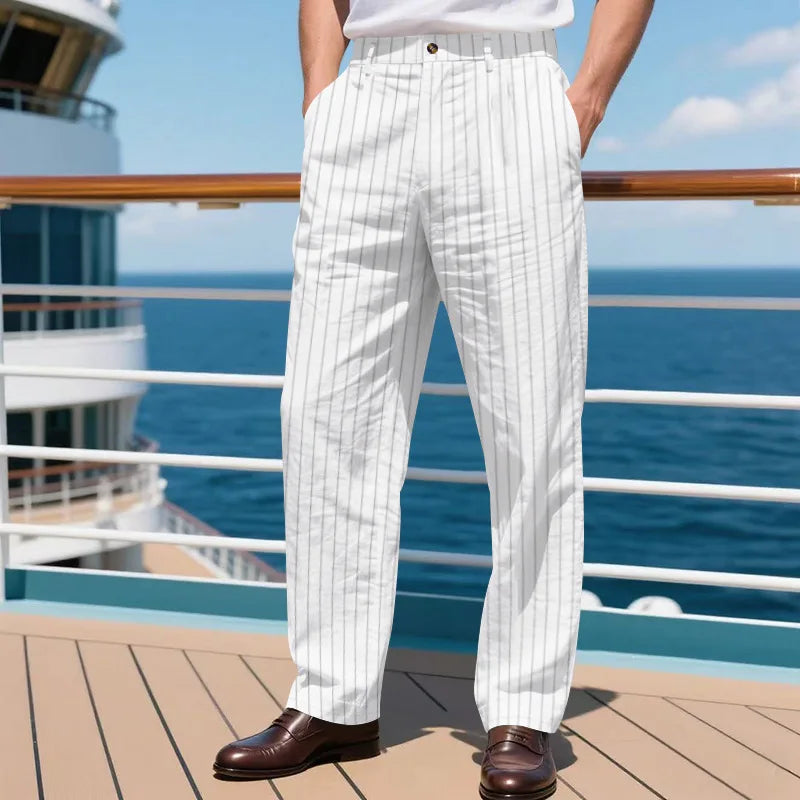 Elegant Lightweight Linen Pants