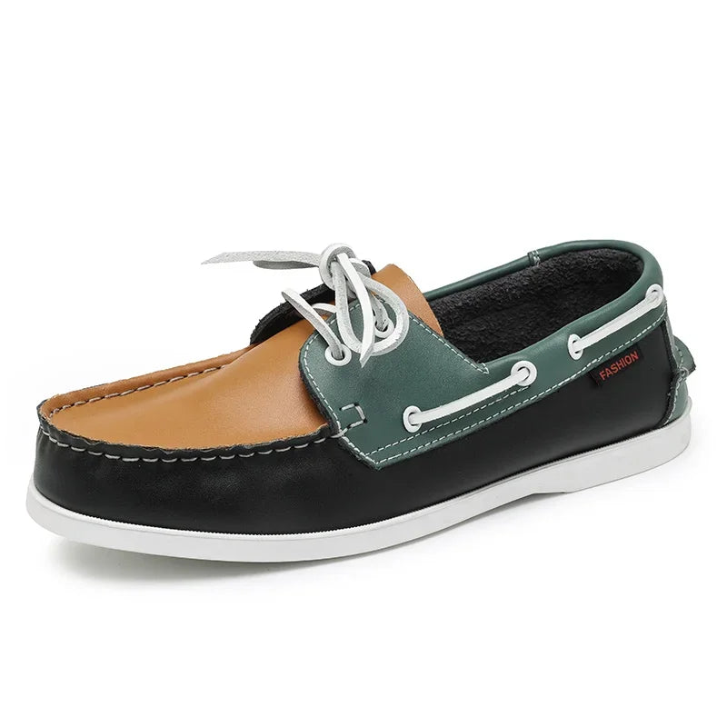 Elegant Leather Boat Loafers