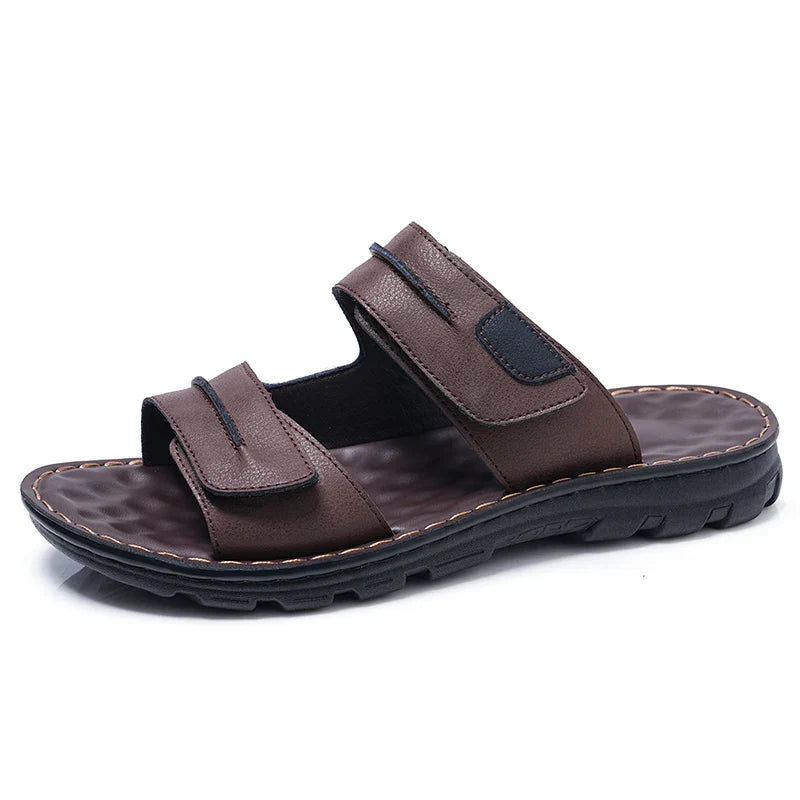Elegant Leather Men's Sandals