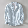 Elegant Japanese Style Linen Shirt