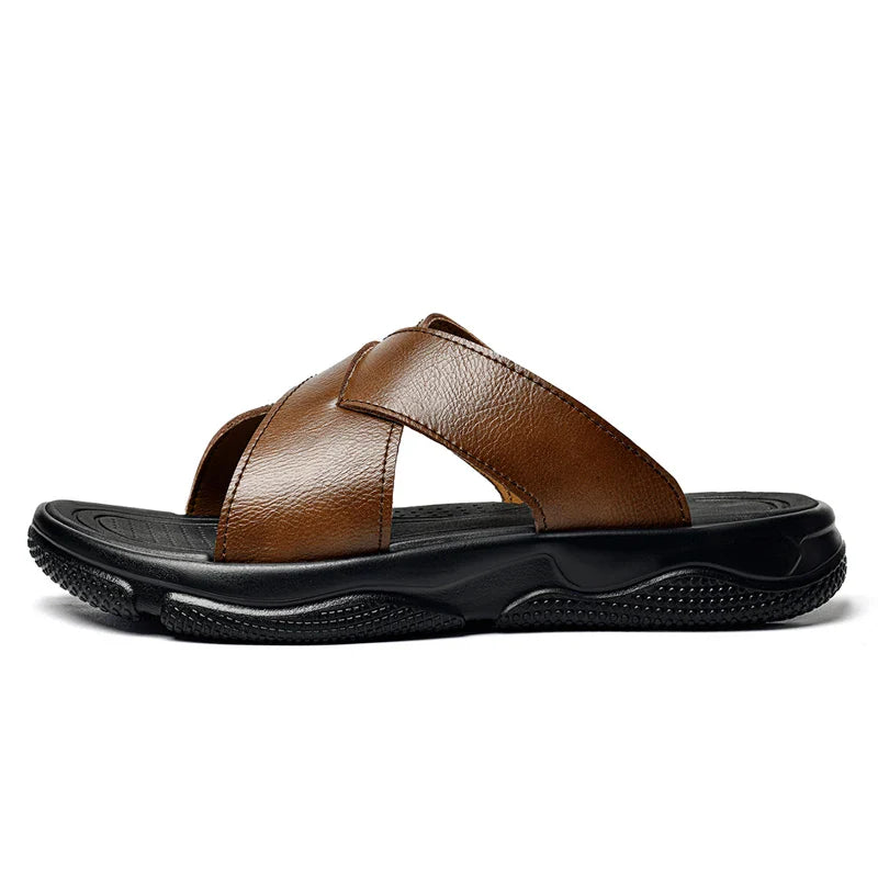 Elegant Leather Beach Sandals