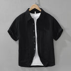Casual Japanese Linen Shirt