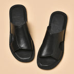 Elegant Leather Men's Slippers