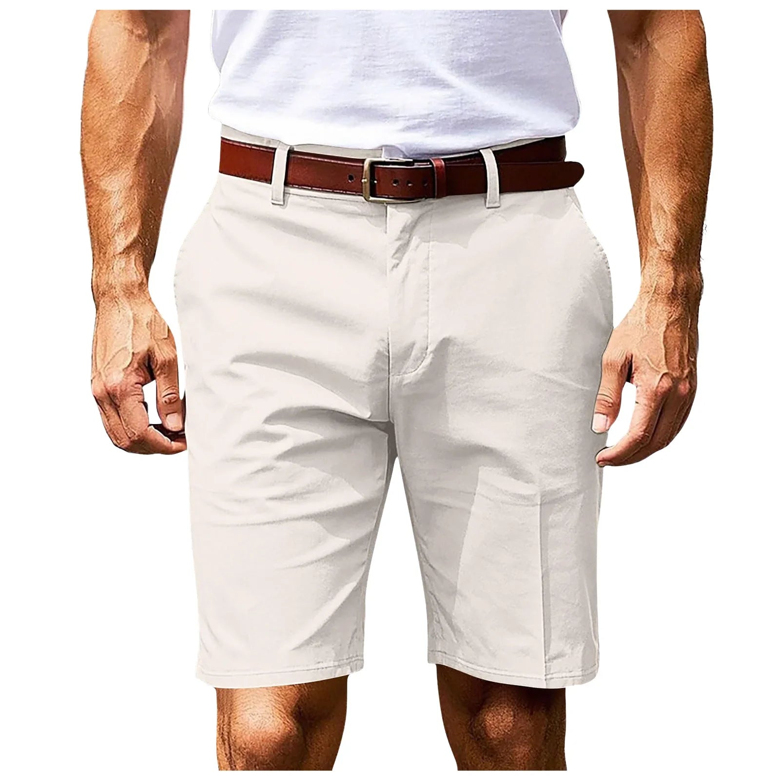 Elegant Cotton Chino Shorts